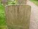 Gravestone of Christopher Welbank of Aldborough